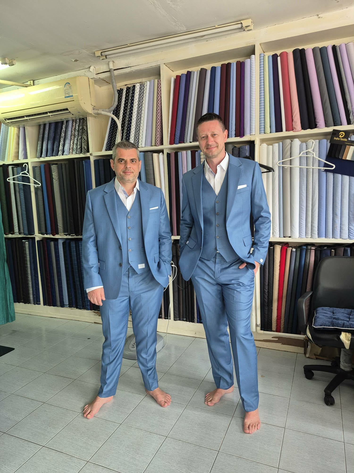 Finished bespoke garment