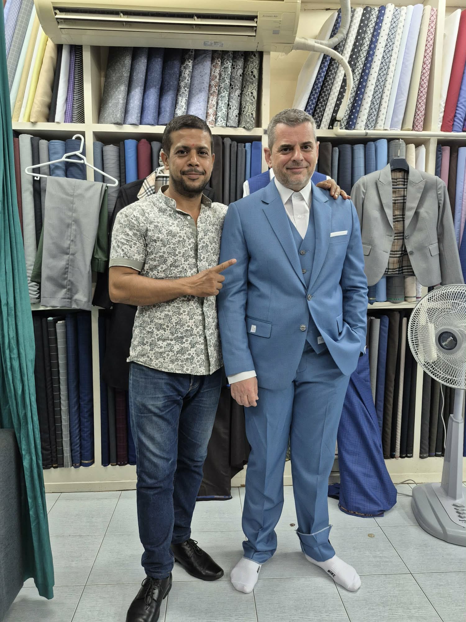 Custom suit completion