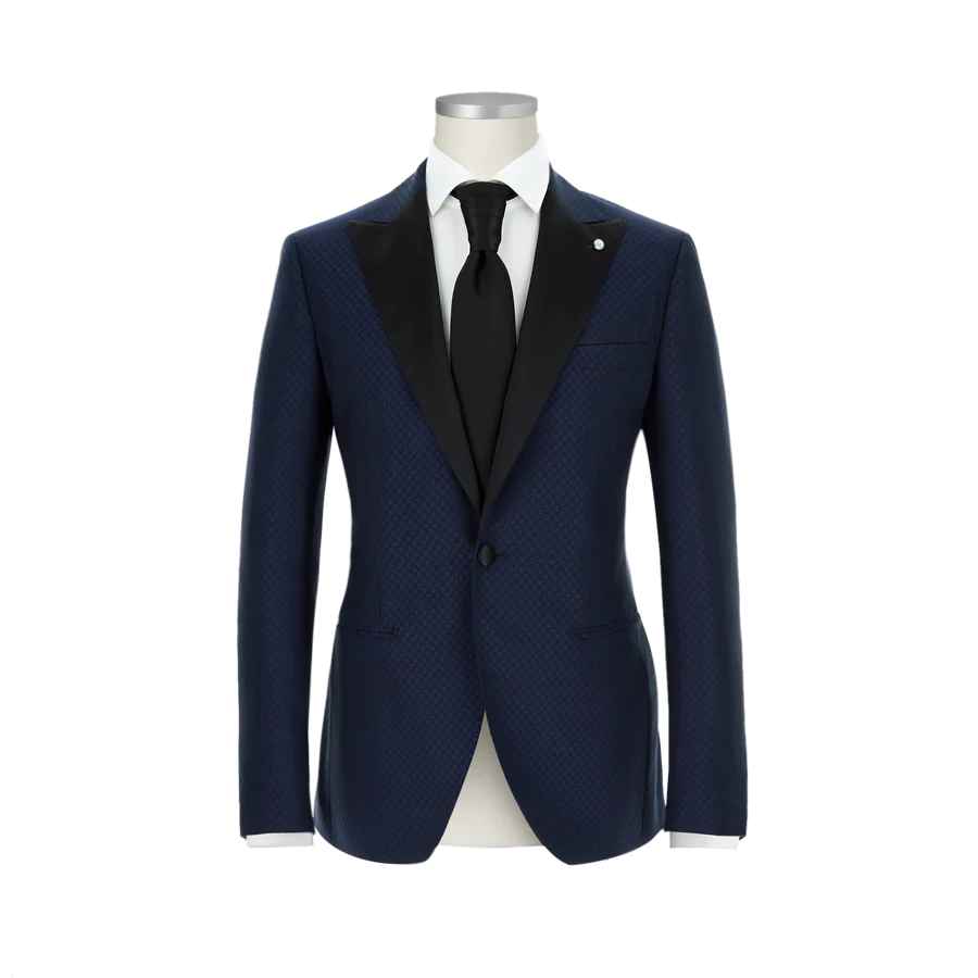 Midnight Blue Peak Lapel
