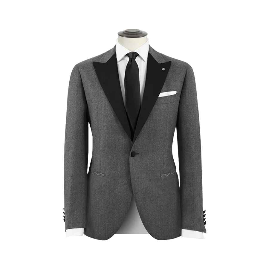 Graphite Peak Lapel Worsted